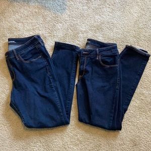 2 Pairs of Old Navy Rockstar Skinny Jeans